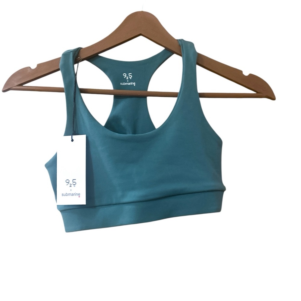 Submarine Teal Sports Bra